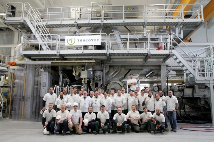 Grigiškės AB opened the most modern paper manufacturing plant in the Baltic States